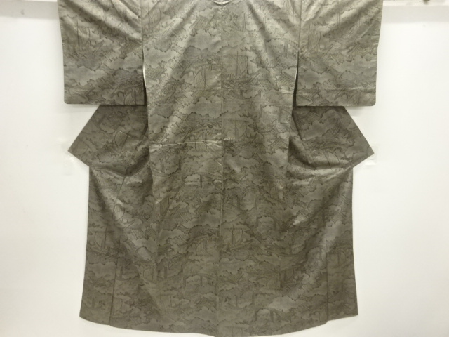 JAPANESE KIMONO / NISHIJIN DENSHO TSUMUGI / WOVEN SHIP 